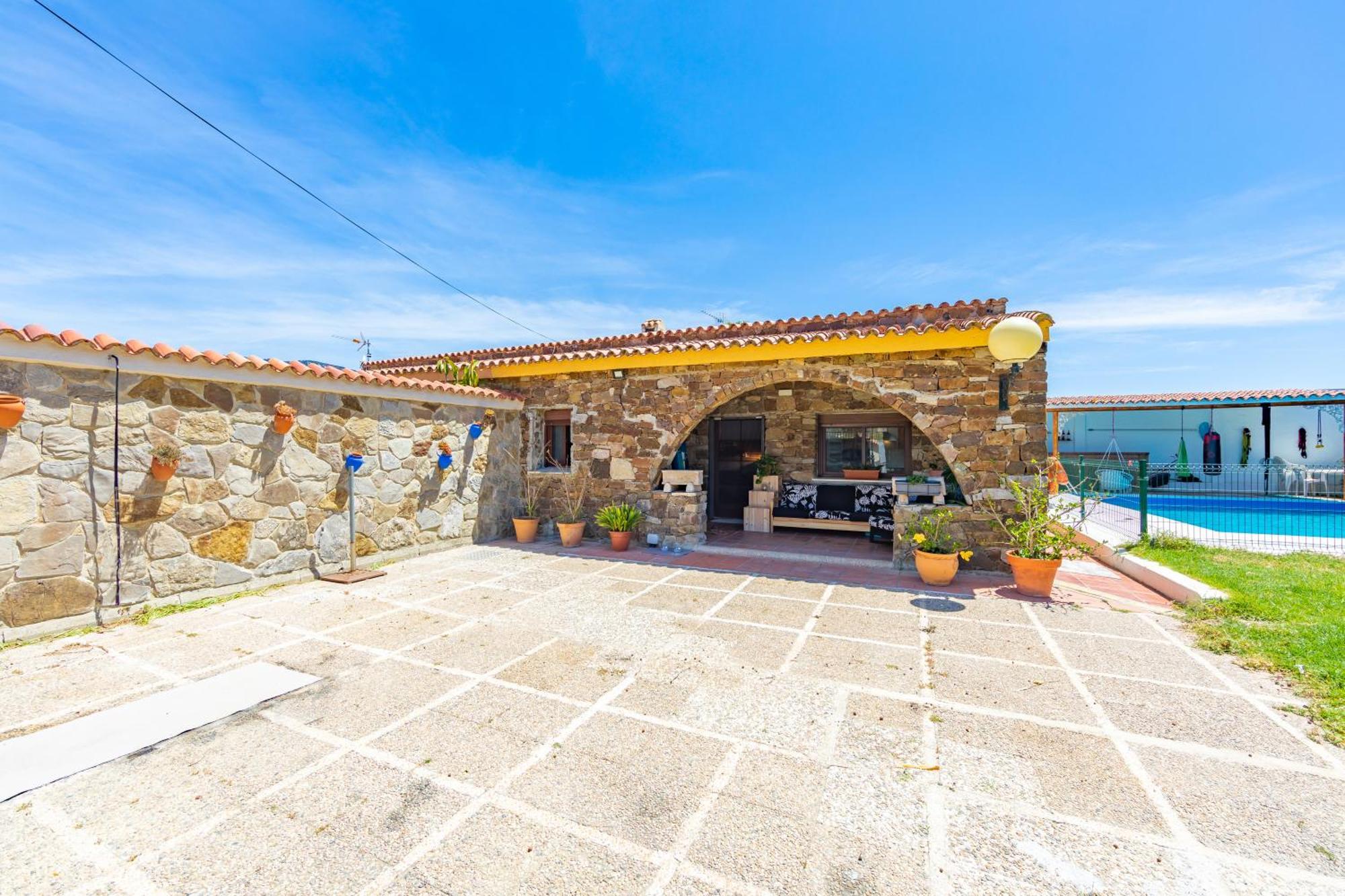 Chalet Con Piscina Privada En Bolonia Tarifa Exteriör bild